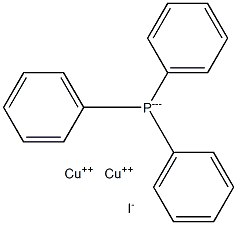 COPPER IODIDE TRIPHENYL PHOSPHIDE Struktur