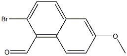 2-BROMO-6-METHOXYNAPHTALDEHYDE Struktur