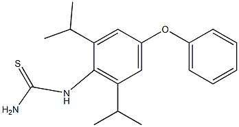 1-[2,6-BIS(1-METHYLETHYL)-4-PHENOXYPHENYL]THIOUREA [FOR DIAFENTHIURON] Struktur