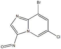 8-BROMO-6-CHLORO-3-NITROH-IMIDAZO[1,2-A]PYRIDINE Struktur