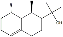 2-[(1R,8S)-1,8-dimethyl-1,2,3,4,6,7,8,8a-octahydronaphthalen-2-yl]propan-2-ol Struktur