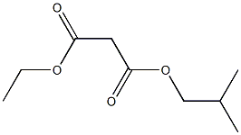 isobutyl ethyl malonate Struktur