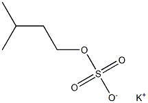 potassium isoamylsulfate Struktur