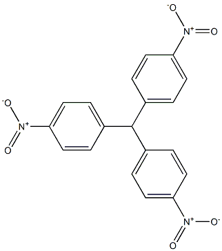 tris(p-nitrophenyl)methane Struktur