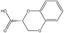 (R/S) 1,4-BENZODIOXANE CARBOXYLIC ACID Struktur