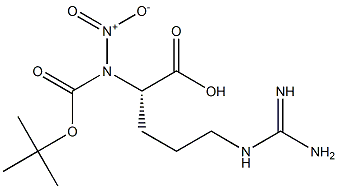 N-T-BUTYLOXYCARBONYL-L-NITRO-ARGININE Struktur