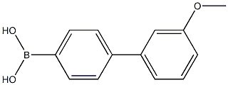 3'-methoxybiphenyl-4-yl
boronic acid Struktur