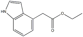 ETHYL INDOLE-4-ACETATE Struktur