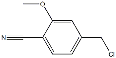 4-(CHLOROMETHYL)-2-METHOXYBENZONITRILE Struktur