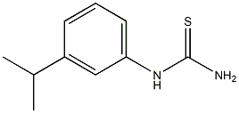 N-(3-ISOPROPYLPHENYL)THIOUREA Struktur