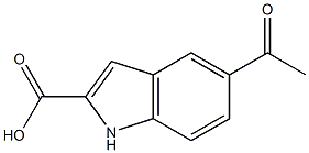 5-ACETYL-1H-INDOLE-2-CARBOXYLIC ACID Struktur