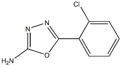 5-(2-CHLOROPHENYL)-1,3,4-OXADIAZOL-2-AMINE Struktur