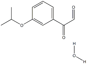 3-ISOPROPOXYPHENYLGLYOXAL HYDRATE, 95+% Struktur