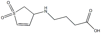 4-(1,1-DIOXO-2,3-DIHYDRO-1H-THIOPHEN-3-YLAMINO)-BUTYRIC ACID Struktur