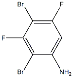 2,4-DIBROMO-3,5-DIFLUOROANILINE, 98+% Struktur