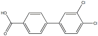 4-(3,4-DICHLOROPHENYL)BENZOIC ACID 97% Struktur