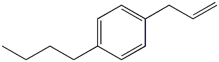 3-(4-N-BUTYLPHENYL)-1-PROPENE 97% Struktur