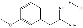 2-(3-METHOXY-PHENYL)-ACETAMIDINE HCL Struktur