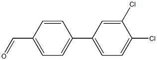 4-(3,4-DICHLOROPHENYL)BENZALDEHYDE 95% Struktur