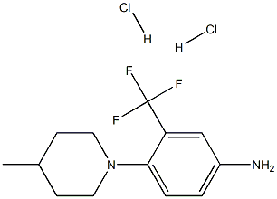 4-METHYL-1-(4-AMINO-2-TRIFLUOROMETHYLPHENYL)PIPERIDINE DIHYDROCHLORIDE, 95+% Struktur