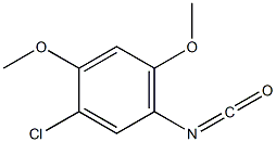 1-CHLORO-5-ISOCYANATO-2,4-DIMETHOXYBENZENE Struktur