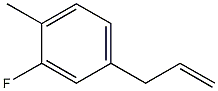 3-(3-FLUORO-4-METHYLPHENYL)-1-PROPENE 97% Struktur