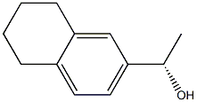 (1S)-1-(5,6,7,8-TETRAHYDRONAPHTHALEN-2-YL)ETHANOL Struktur