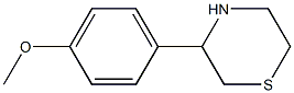 3-(4-METHOXYPHENYL)THIOMORPHOLINE, 95+% Struktur