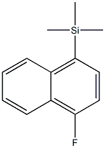 1-(TRIMETHYLSILYL)-4-FLUORONAPHTHALENE 96% Struktur