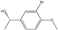 (1S)-1-(3-BROMO-4-METHOXYPHENYL)ETHANOL Struktur