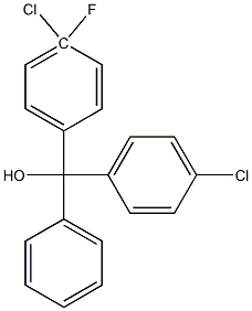 4,4''-DICHLORO-4''-FLUOROTRITYL ALCOHOL 95% Struktur