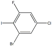 1-BROMO-5-CHLORO-3-FLUORO-2-IODOBENZENE 96% Struktur