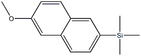 2-(TRIMETHYLSILYL)-6-METHOXYNAPHTHALENE 96% Struktur