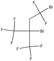 2,4-DIBROMO-1,1,1,4,4-PENTAFLUORO-2-(TRIFLUOROMETHYL)BUTANE, 95% MIN. Struktur