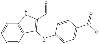 3-(4-NITROPHENYLAMINO)-1H-INDOLE-2-CARBOXALDEHYDE Struktur