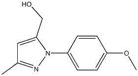 5-HYDDROXYMETHYL-3-METHYL-N-(4-METHOXYPHENYL)PYRAZOLE Struktur