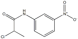 2-CHLORO-N-(3-NITROPHENYL)PROPANAMIDE Struktur