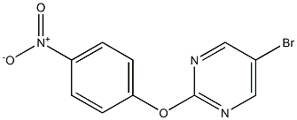 5-BROMO-2-(4-NITROPHENOXY)PYRIMIDINE, 95+% Struktur