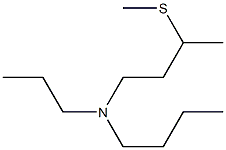 3-METHYLTHIO PROPYL DIBUTYLAMINE Struktur