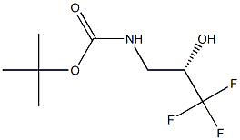 (S)-1-Boc-amino-2-hydroxy-3,3,3-trifluoropropane Struktur