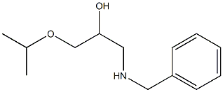 1-Benzylamino-3-isopropoxy-propan-2-ol Struktur