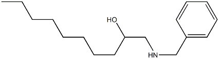 1-Benzylamino-decan-2-ol Struktur