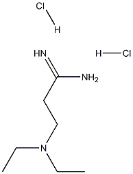 3-Diethylamino-propionamidine 2HCl Struktur