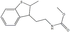 METHYL 2-(2,3-DIHYDRO-2-METHYLBENZO[B]THIOPHEN-3-YL)ETHYLCARBAMATE Struktur