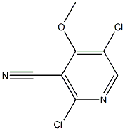 2,5-DICHLORO-4-METHOXYNICOTINONITRILE Struktur