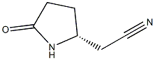 (R)-5-(CYANOMETHYL)-2-PYRROLIDINONE Struktur