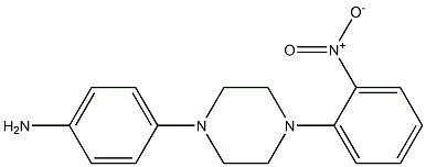 1-(2-NITRO PHENYL)-4-(4-AMINOPHENYL )PIPERAZINE Struktur