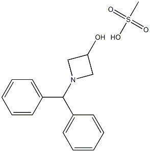 1-BENZHYDRYL-3-AZETIDINOL MESYLATE Struktur