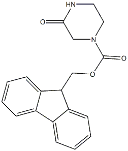 1-FMOC-3-OXOPIPERAZINE Struktur