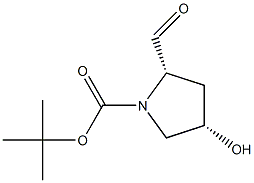 N-BOC-CIS-4-HYDROXY-L-PROLINAL Struktur